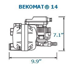 Bekomat 14CO размеры