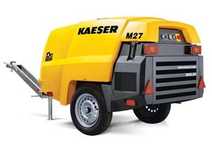 Передвижной компрессор с дизельным приводом KAESER M 27