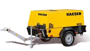 Передвижной компрессор с дизельным приводом KAESER M 50