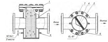 Фильтры газовые кассетные ФГВ схема